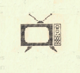 régi TV rajza